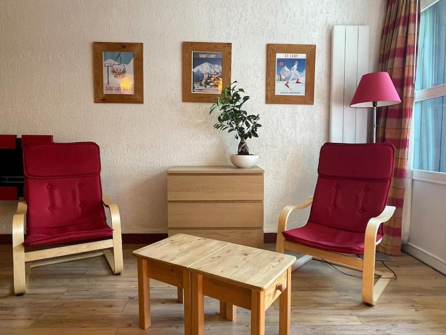 T2 Classe 3 Etoiles Coeur De Village Et Piscine Ext Saint-Lary-Soulan Luaran gambar